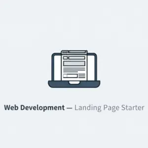 Web Development — Landing Page Starter