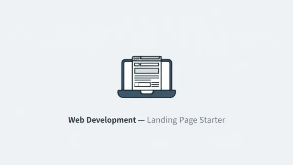 Web Development — Landing Page Starter