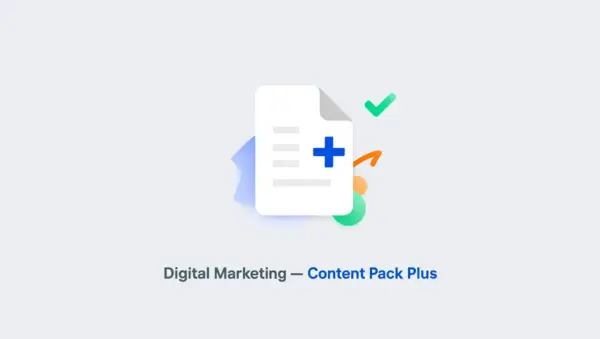 Digital Marketing — Content Pack Plus